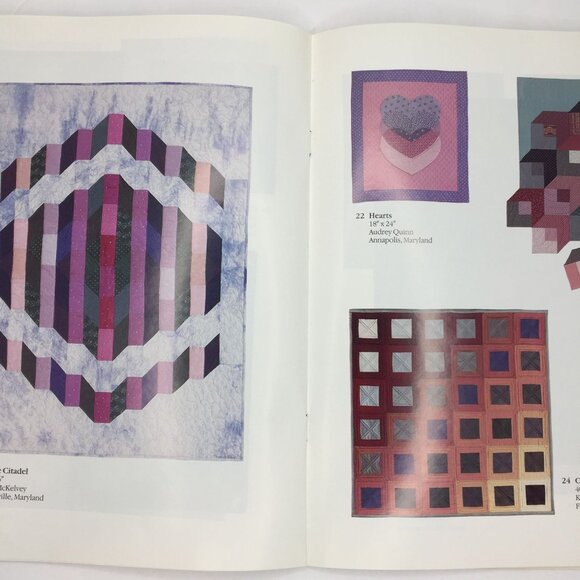 Vintage 1989 Light And Shadows Optical Illusion In Quilts Susan McKelvey Pattern - Picture 6 of 10